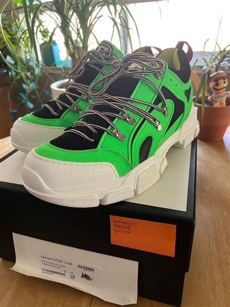 gucci neon green sneakers|flashtrek Gucci sneakers.